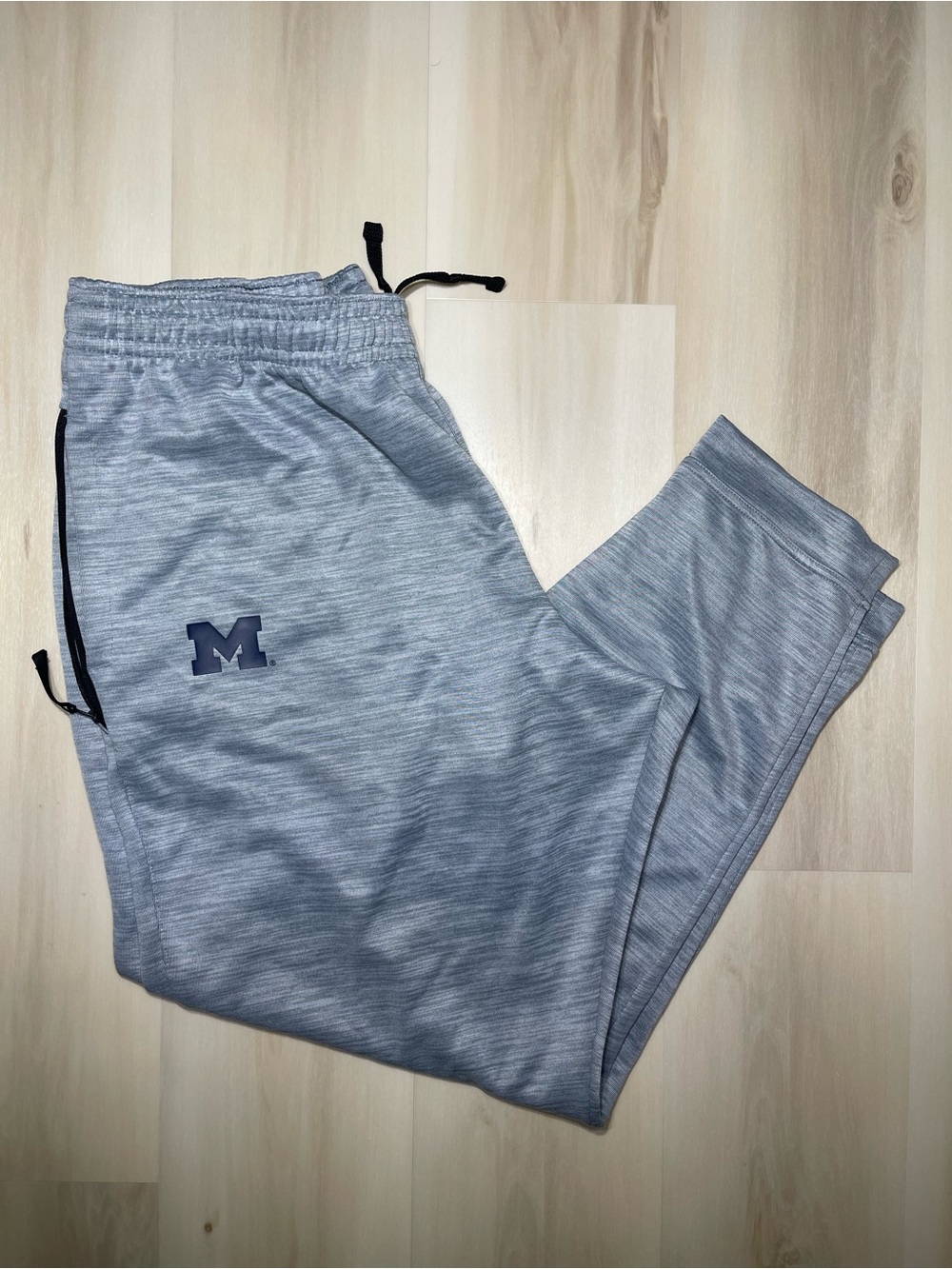 Jordan Michigan Wolverines Jogger Sweatpants Men Sz 3XL Gray Jumpman College